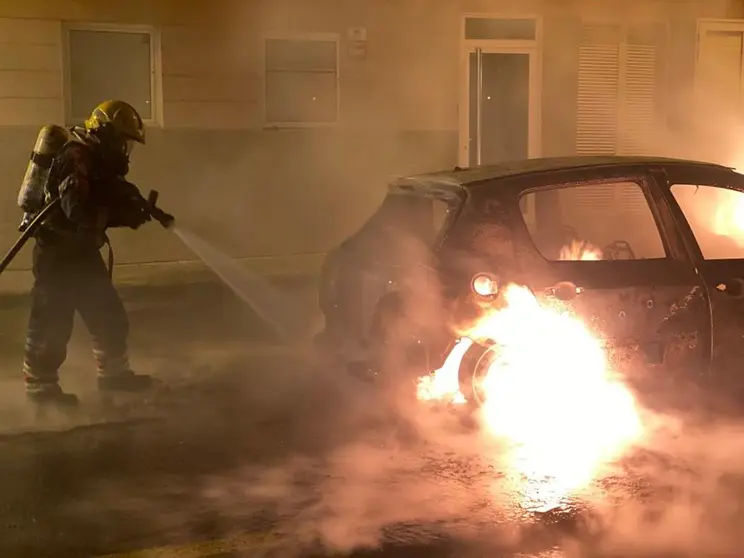 Incendio en la calle Seguidilla.