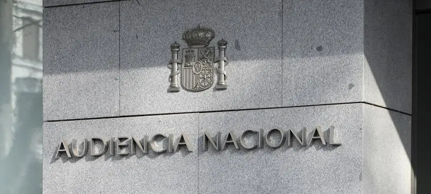 Imagen de la fachada de la Audiencia Nacional.