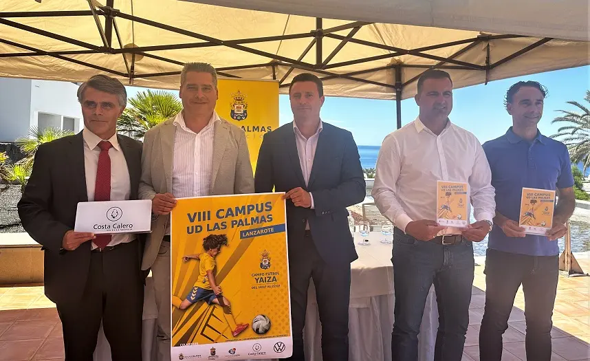 Presentación del Campus de la Unión Deportiva Las Palmas en Lanzarote.