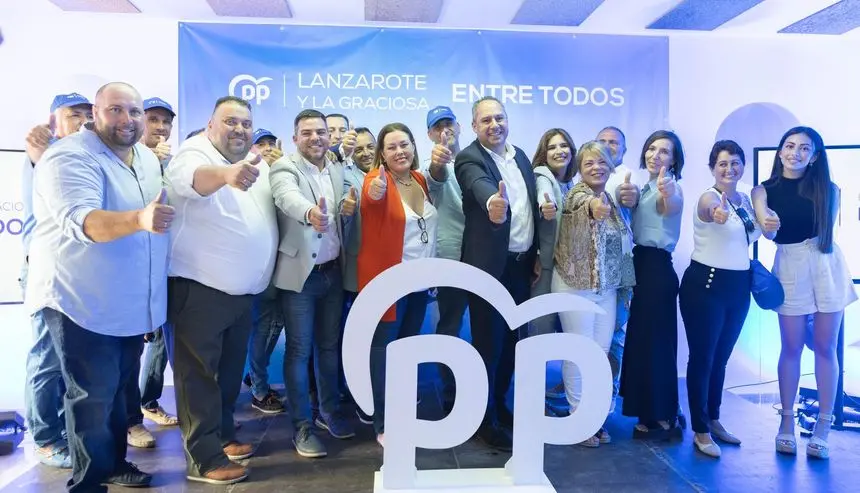 Imagen del equipo de Juan Monzón en Yaiza