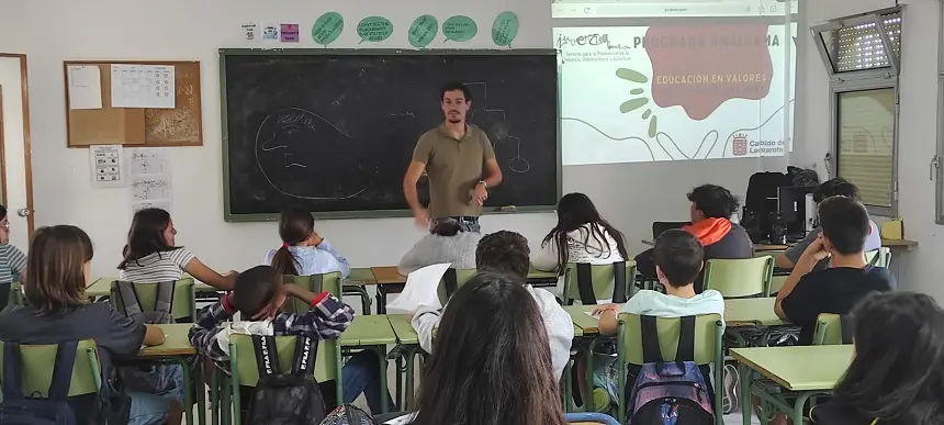 foto visita ies cesar manrique