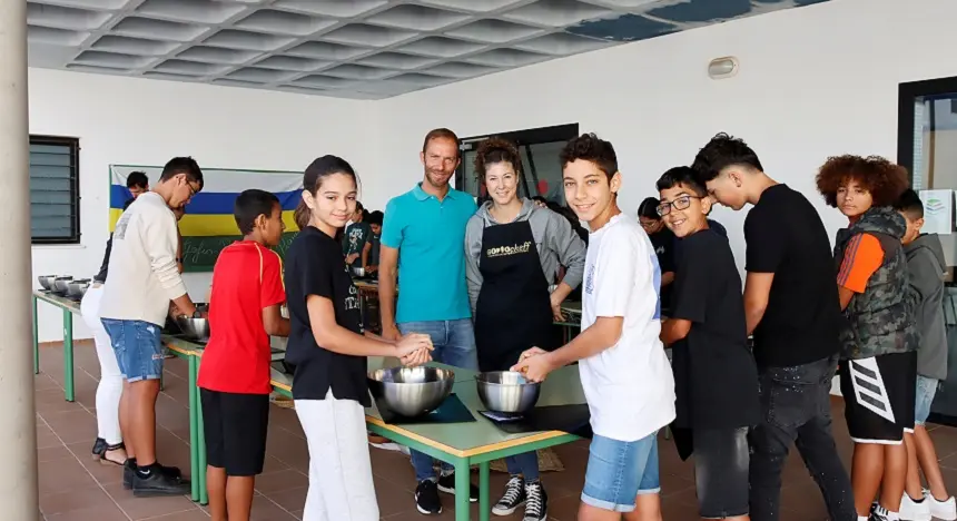 Talleres en los insitutos de Tías por el Día de Canarias.