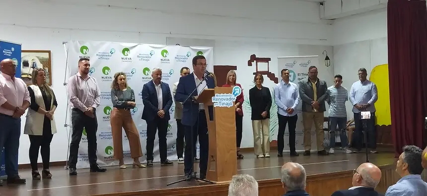 Antonio Morales en un acto de partido.