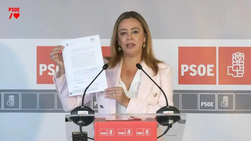 María Dolores Corujo durante su rueda de prensa de este miércoles