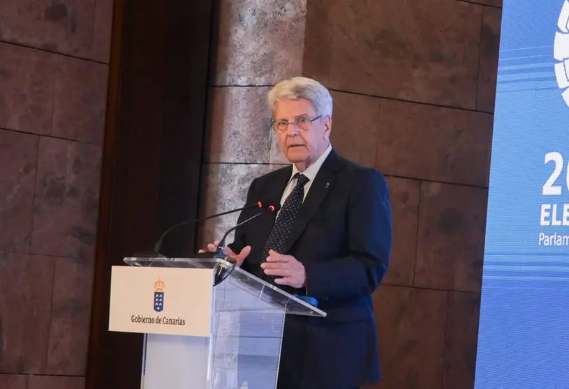 Julio Pérez, consejero de Administraciones Públicas, Justicia y Seguridad del Gobierno de Canarias.