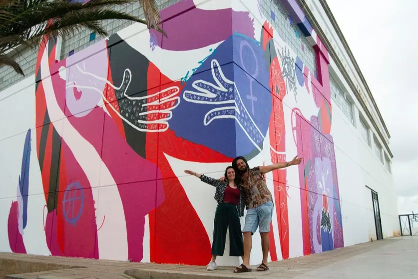 Mural IES Tías. Magec Tías.