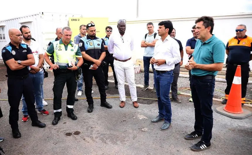 Imagen de la explicación de los responsables del Consorcio.