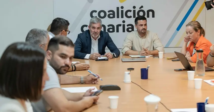 Imagen del encuentro de la Comisión Ejecutiva Nacional de CC.