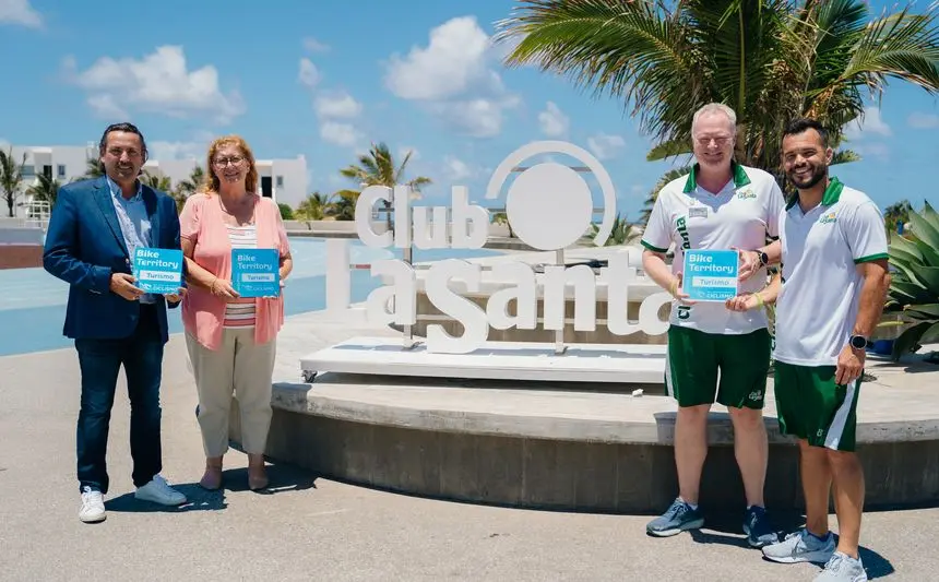 Ramón Sierra, Solveig Olsen, Michael Moller y Fabio Cabrera