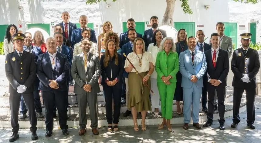 Imagen de los concejales del Ayuntamiento de Arrecife,