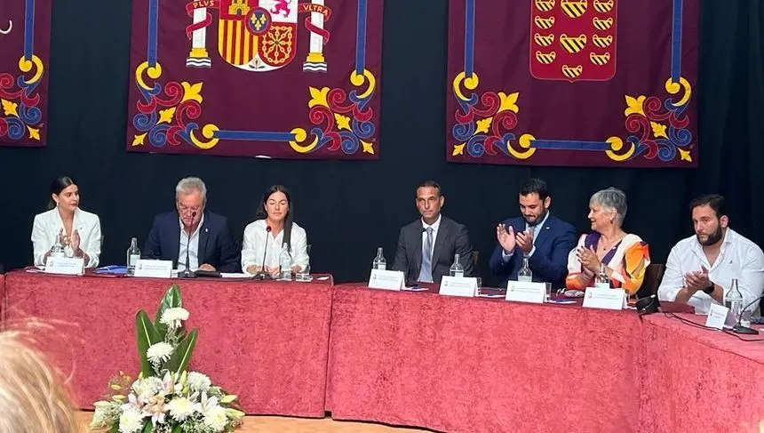 Imagen del pleno en el que tomó posesión Alfredo Villalba