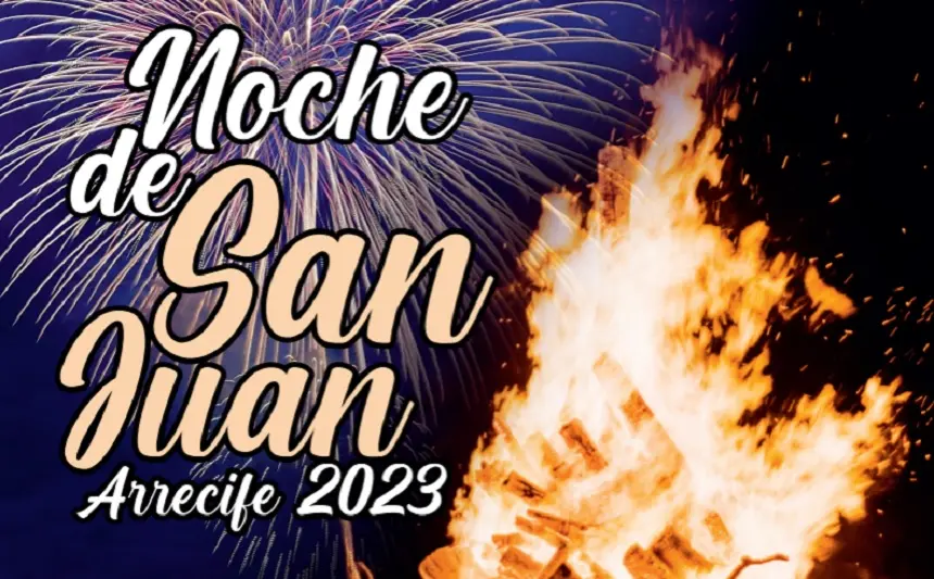 Cartel de las fiestas de San Juan en Arrecife.