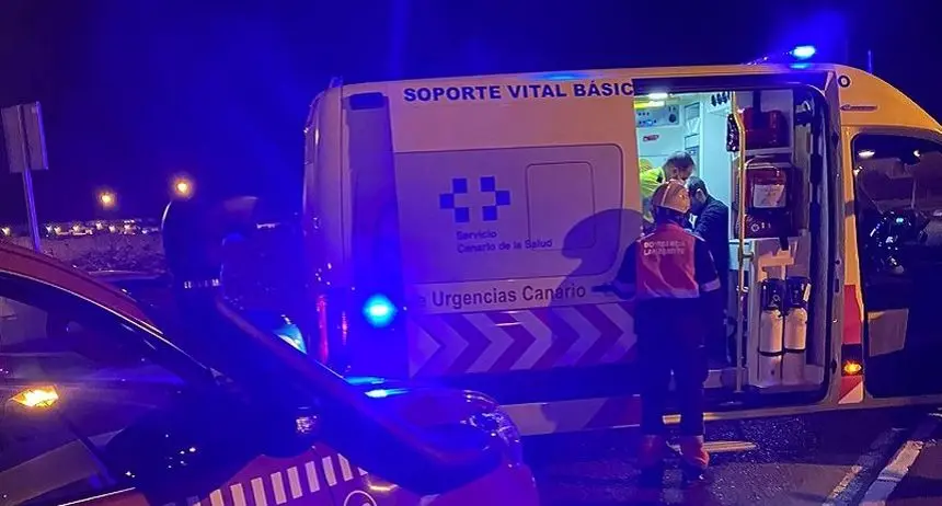 Imagen de archivo de otro traslado en ambulancia en la zona.