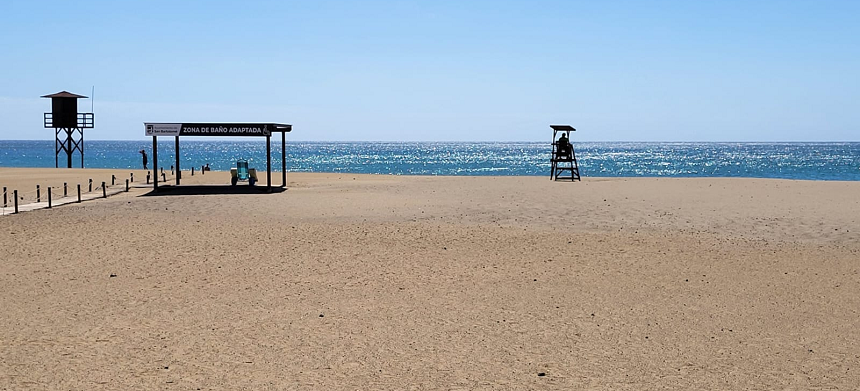 Imagen de una playa de Playa Honda.