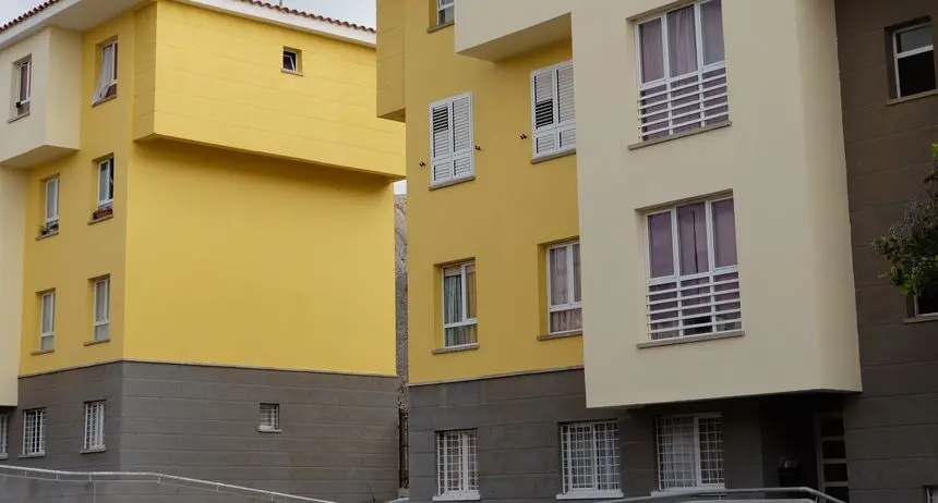 Imagen de archivo de un edificio de viviendas.