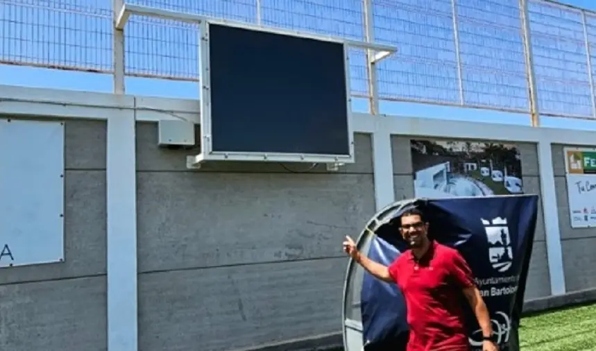 Imagen de una de las instalaciones mejoradas en San Bartolomé.