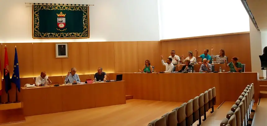Imagen de un pleno en Tías.
