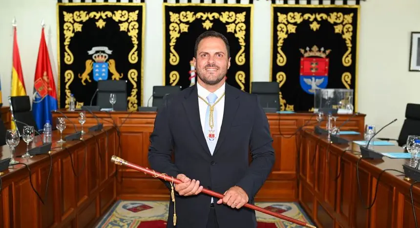 Imagen del nuevo alcalde de Arrecife