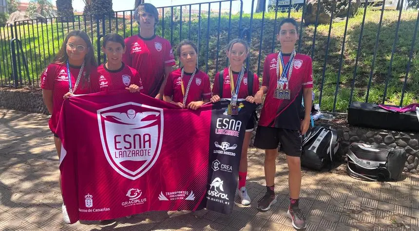 Imagen de los fantásticos nadadores que tiene el club con campeones que apuntan muy alto en sus carreras deportivas