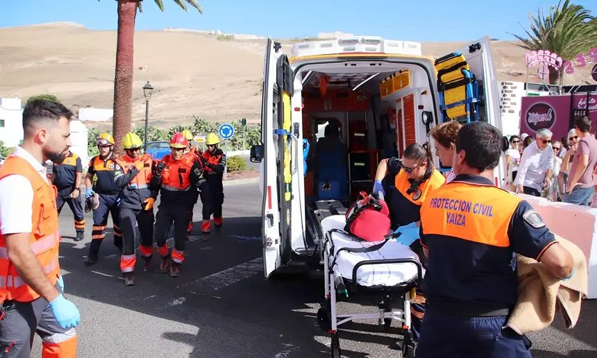 Imagen de uno de los momentos del rescate.