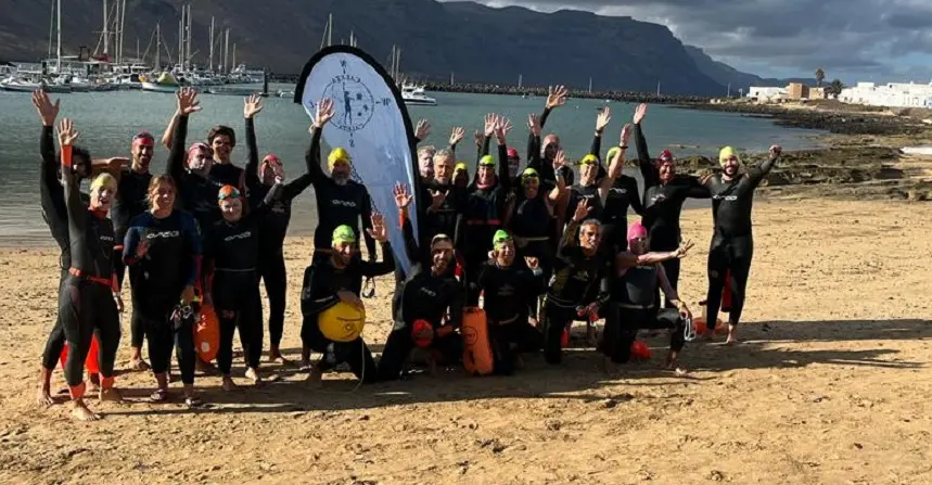 Imagen de los participantes de la prueba solidaria.