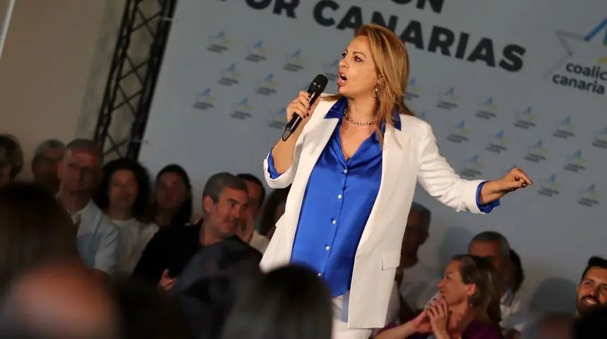 Cristina Valido, candidata de Coalición Canaria al Congreso de los Diputados por la provincia de Santa Cruz de Tenerife.