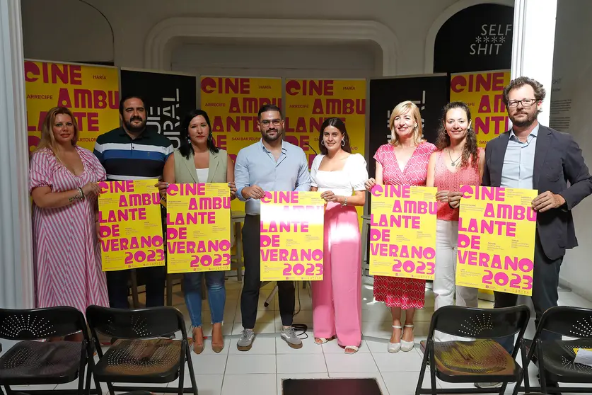 Presentación del Cine Ambulante del Cabildo.