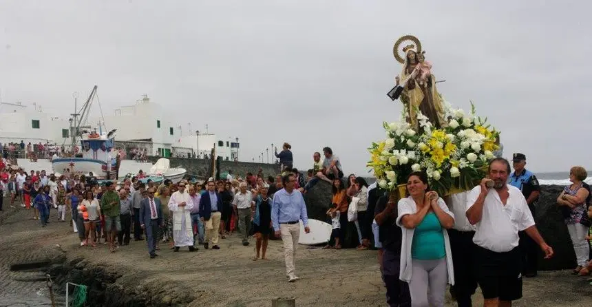 Imagen de archivo de unas fiestas de La Santa