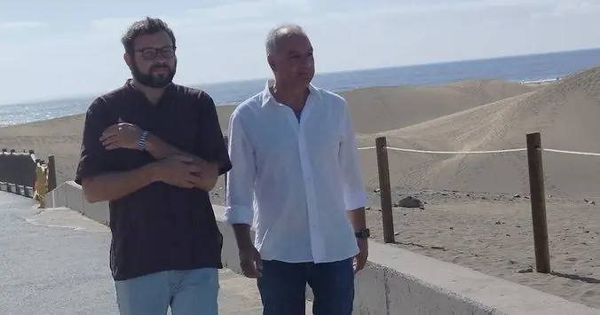 Luis Campos en Maspalomas.