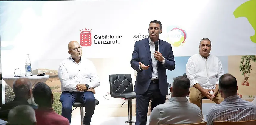 Oswaldo Betancort en el encuentro del Saborea.