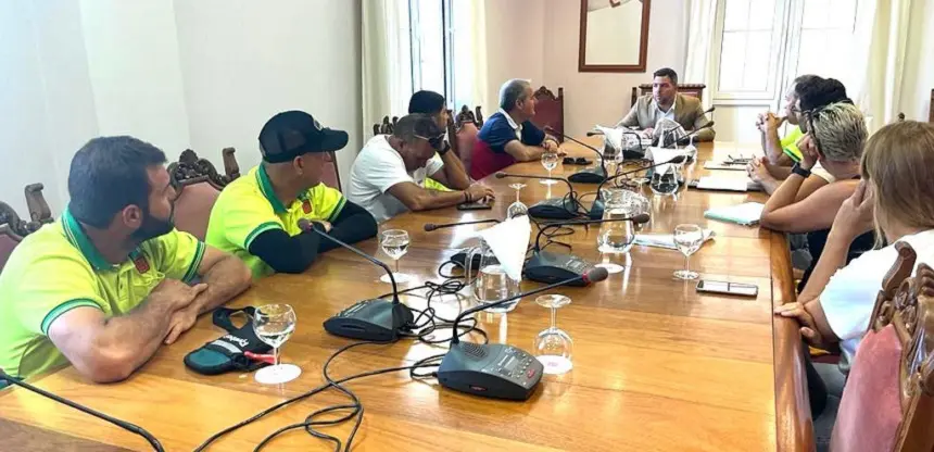 Reunión con el equipo del servicio de márgenes