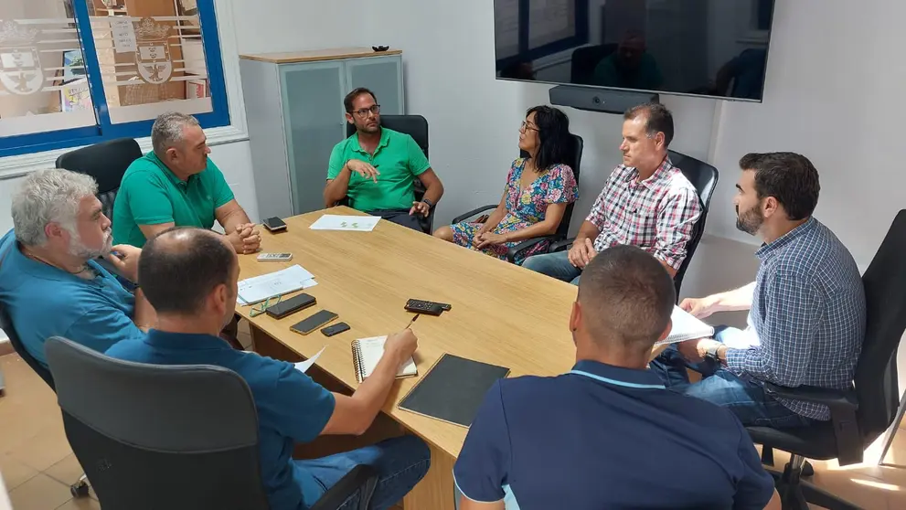 Reunión ayuntamiento de Arrecife y Cabildo.