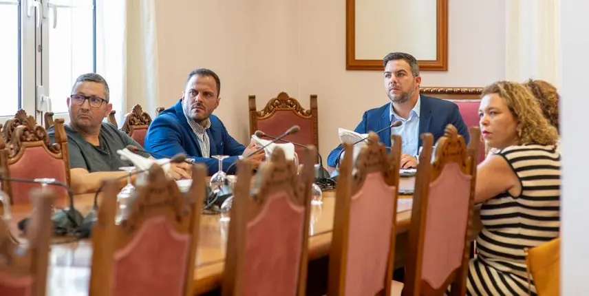 El vicepresidente en la reunión con los ayuntamientos (2)