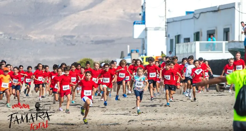 Imagen de la carrera de los pequeños