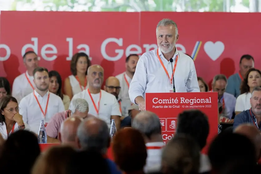 Ángel Víctor Torres, secretario general del PSOE Canarias.