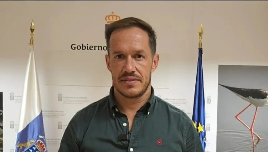 Mariano Zapata, consejero de Transición Ecológica y Energía del Gobierno de Canarias.