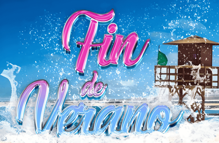 Cartel fiestas fin de verano Playa Honda.