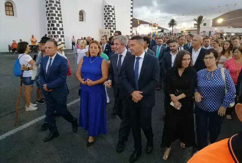 El presidente del Gobierno autonómico estuvo presente en el Día Grande de Los Dolores