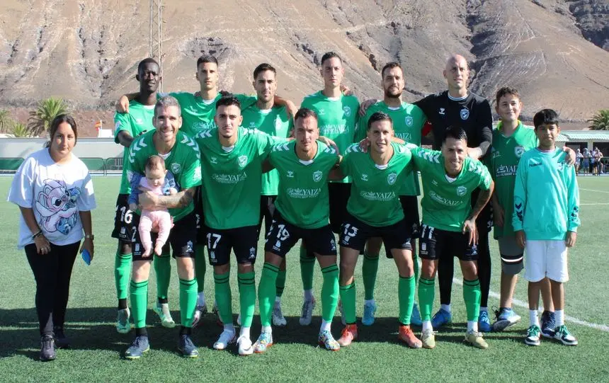 Foto de familia del equipo sureño