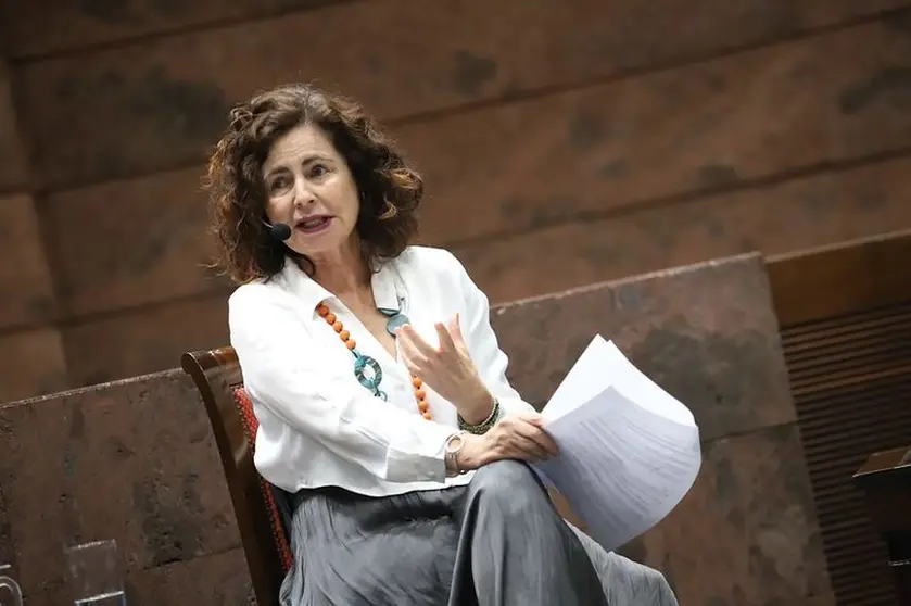 Matilde Asián, consejera de Hacienda y Relaciones con la UE del Gobierno de Canarias.