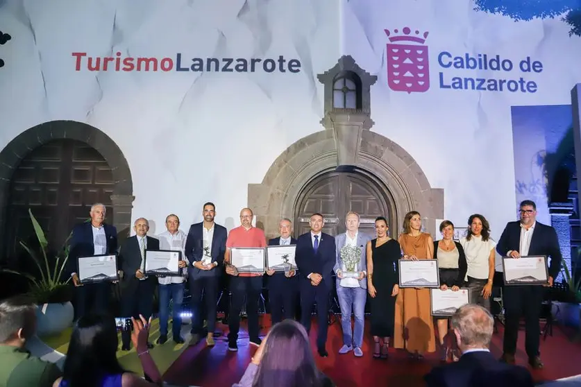 Premiados en el Día Mundial del Turismo celebrado en Arrecife.