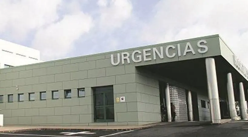 Entrada al servicio de Urgencias del hospital.