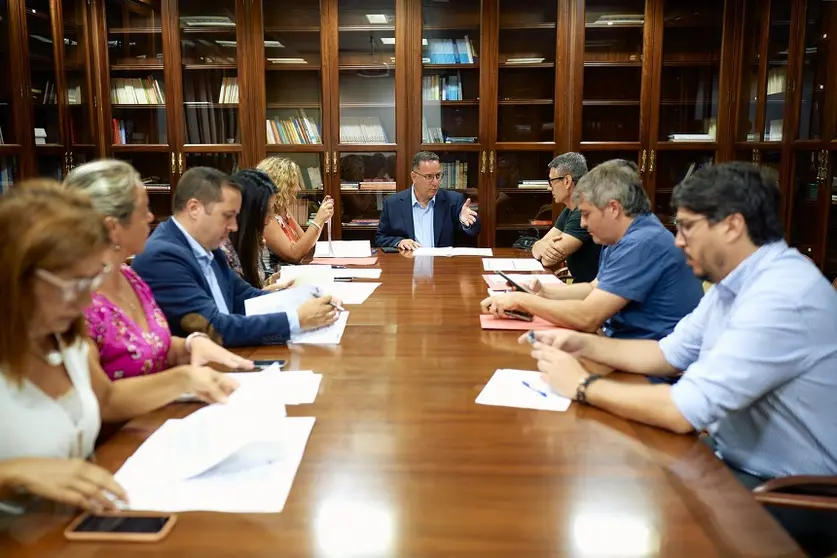Polí Suárez en el Parlamento de Canarias.