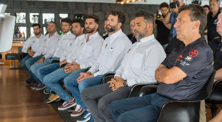 Imagen del equipo de bomberos de Lanzarote.