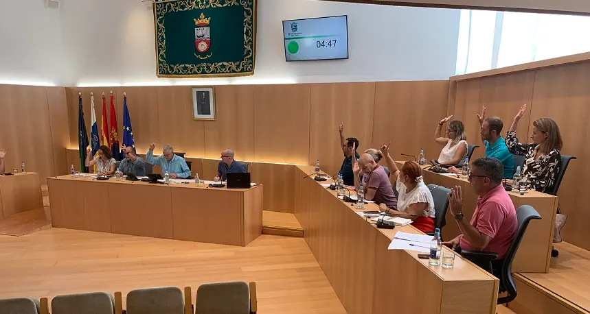 Pleno del Ayuntamiento de Tías.