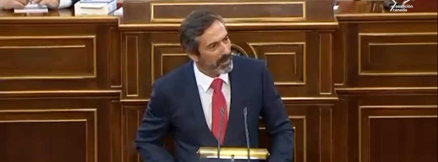 Pedro San Ginés en el Senado.
