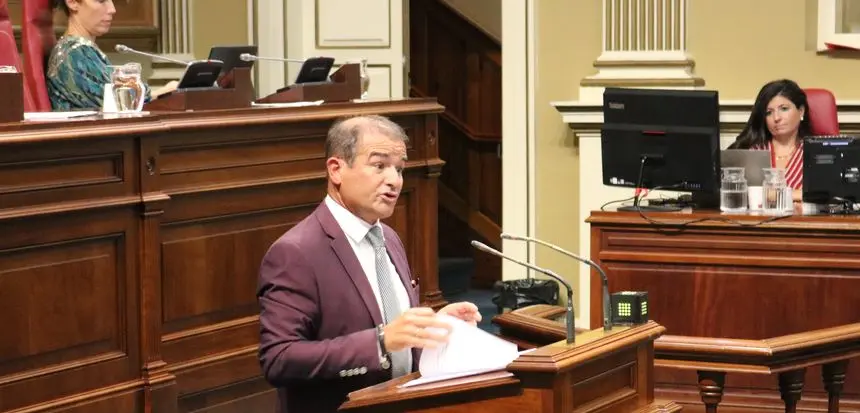 Marcos Hernández durante su intervención.