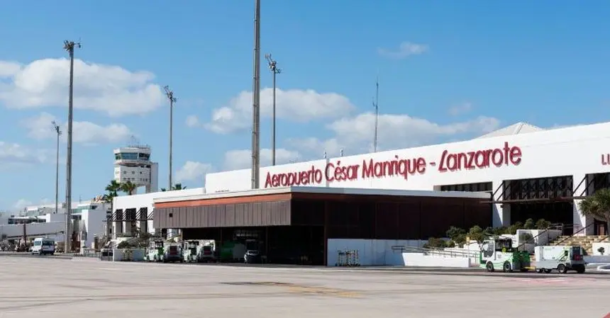 Imagen del aeropuerto César Manrique de Lanzarote