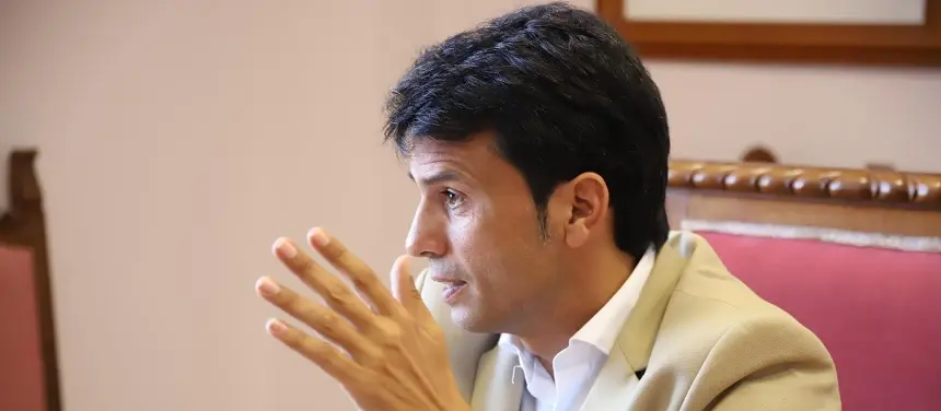 Marcos Bergaz, portavoz del PSOE en Teguise.