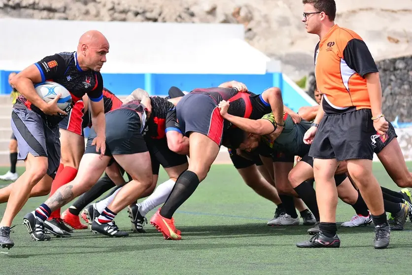 Jugador del Lanzarote Rugby Club.
